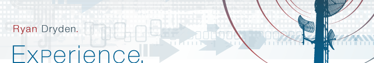 Ryan Dryden. Experience..